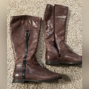 NWOT Cole Haan Brown Moto Leather Boots (Size 7)